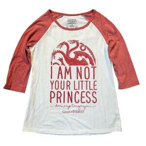 Game Of Thrones Women's XS I Am Not Your Little Princess Graphic T-shirt